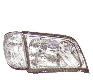 画像1: W140 クロム ヘッドライト ウインカー付き T-1
