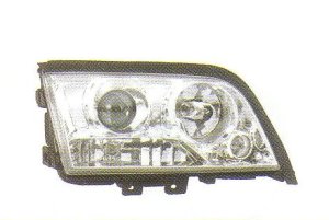 画像1: W202 クロム ヘッドライト W220ルック T-2
