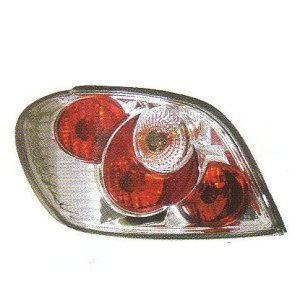 画像1: PEUGEOT 307 3/5ドア クリアー/クロム LEDテールランプ T-2