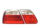 W210 セダン クリスタルクリアー/レッド LED テールランプ