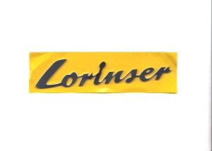 画像1: メルセデスベンツ Lorinser 純正 リアエンブレム