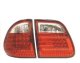 W210 ワゴン クリアー/レッド LED テールランプ