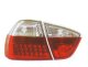 E90 〜08 セリス-ルック クリスタルクリアー/レッド LED テールランプ