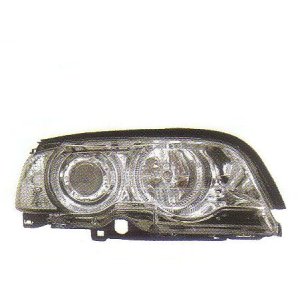 画像: E46 クーペ/カブリオレ 〜2001 クロム 4-CCFL-リングライト付き ヘッドライト ウインカー付き T-3