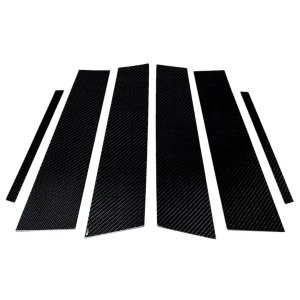 画像: W176 カーボンピラーパネル 6pcs ブラック