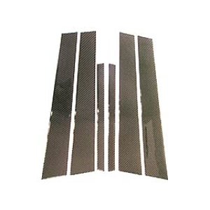 画像: E46 カーボンピラーパネル 6pcs ブラック