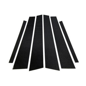 画像: F01、F02 カーボンピラーパネル 6pcs ブラック