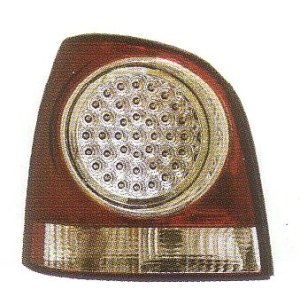 画像: POLO 9N1・9N2 ダークレッド/クリアー LEDテールランプ T-4