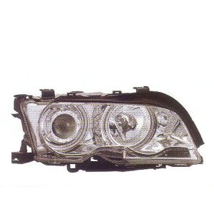 画像: E46 クーペ/カブリオレ 2002〜2003 クロム 4-CCFL-リングライト付き ヘッドライト T-3