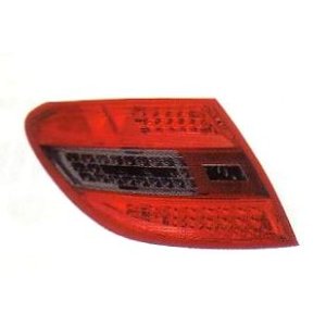 画像: W204 セダン レッド/スモーク/レッド LED テールランプ