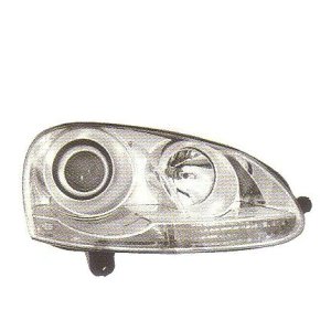 画像: GOLF5 2006〜 Hella クロム LED セリス スティック ポジションライト付き ヘッドライト T-4