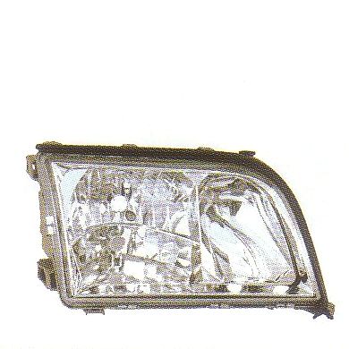 画像1: W140 クロム ヘッドライト T-1