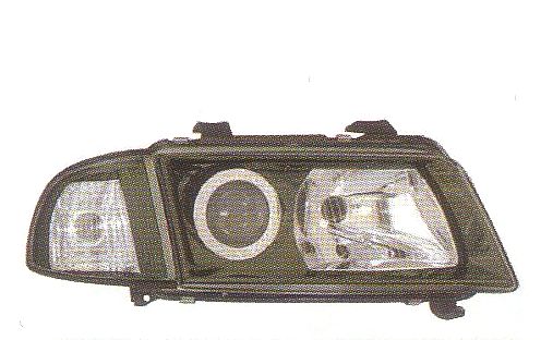 画像1: AUDI A4 8D 〜99 ブラック 2000ルック ヘッドライト ウインカー付き T-1